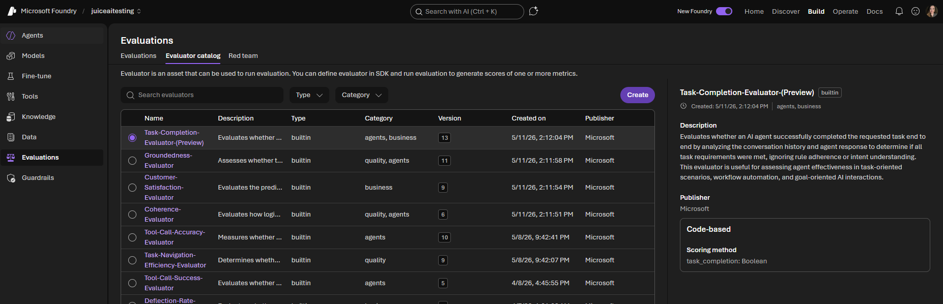 Microsoft AI Foundry Evaluation_20260515